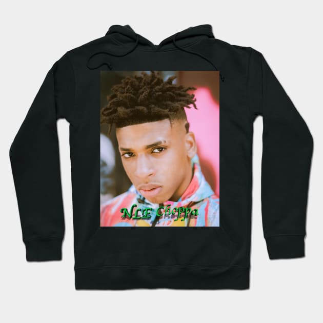 NLE Choppa Hoodie by jhalfacrelange